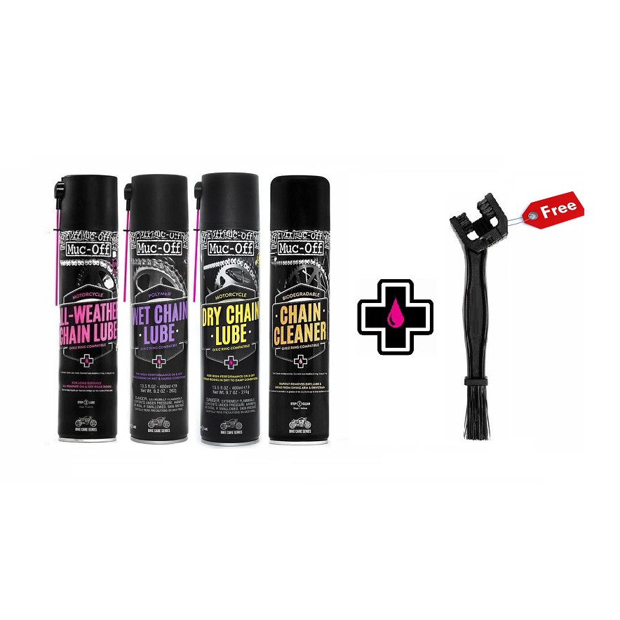 Muc-Off Dry PTFE Bike Chain Lube - 400ml, Aerosol - REV Endurance Sports