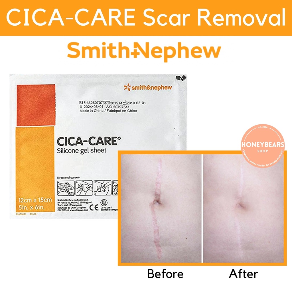Cica Care Silicone Gel Sheets 5 x 6 Scar Treatment
