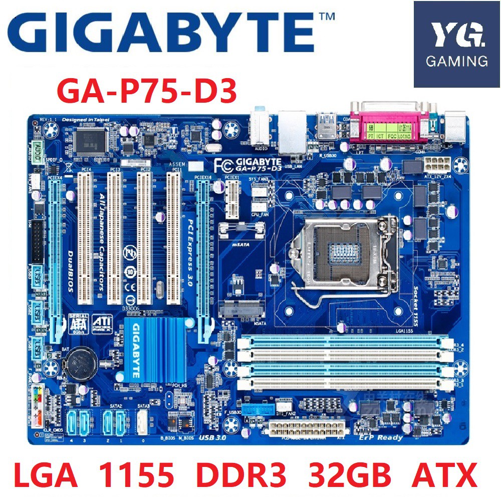 Gigabyte 2025 motherboard ddr3