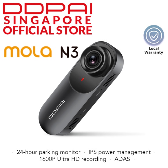 DDPAI Car DVR Dash Cam Mini 3 1600P – Shop.Singapore Autos