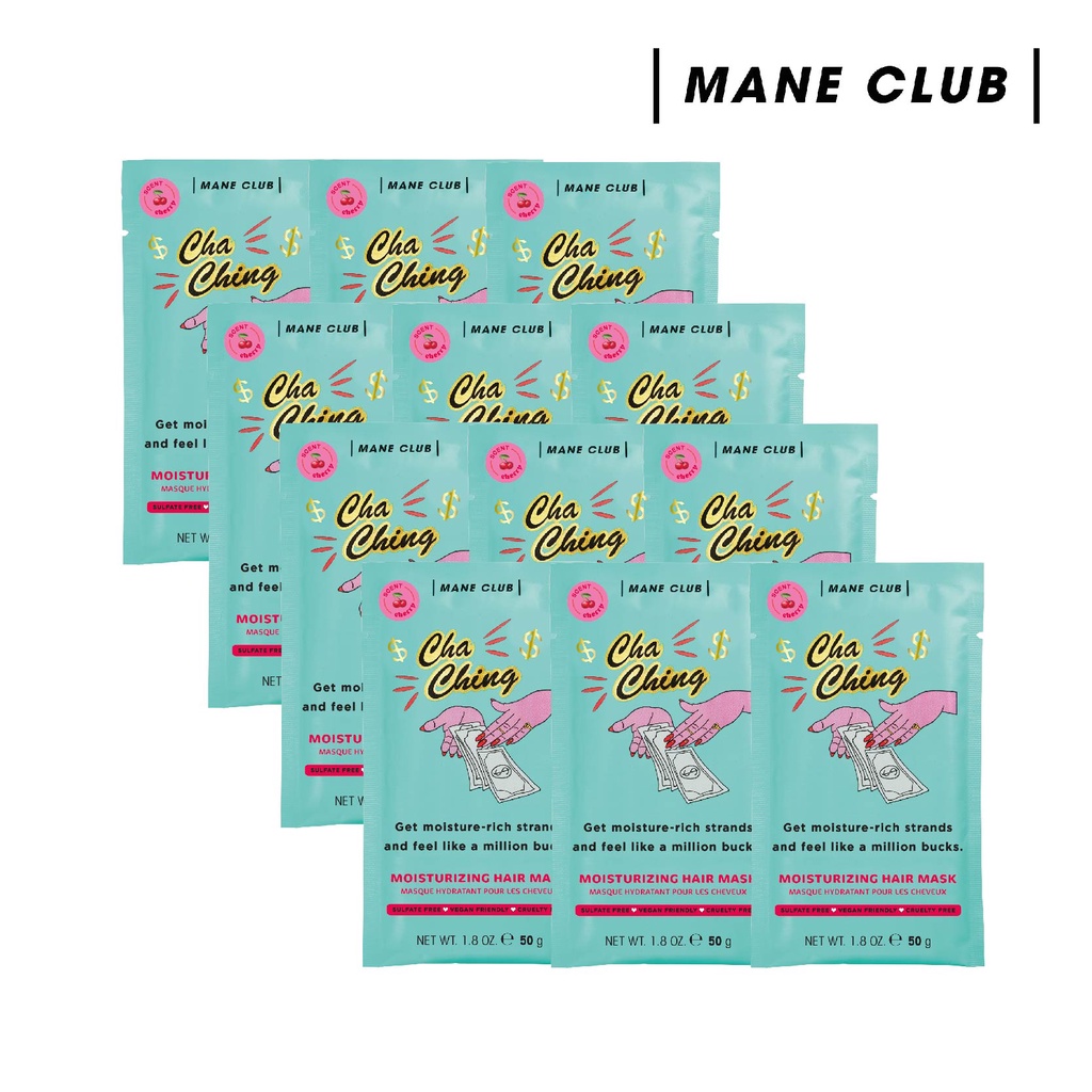 MANE CLUB Cha Ching Moisturizing Hair Mask 50g 12 Packs