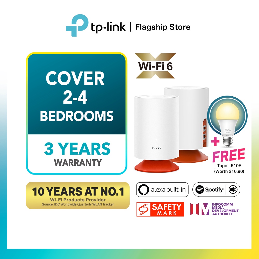 TP-Link DECO X20 4G+ AX1800 Whole Home Mesh Wi-Fi 6 Gateway - CCTV Security  Surveillance Cameras and Business Network Wi-Fi Solutions in Singapore.