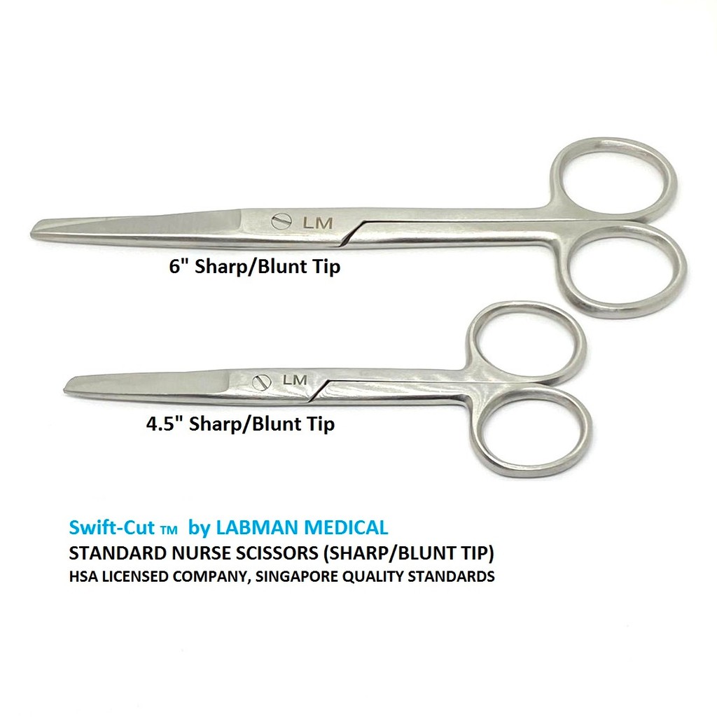 Utility Scissors Nurse Scissors EMS Scissors (Box of 10)