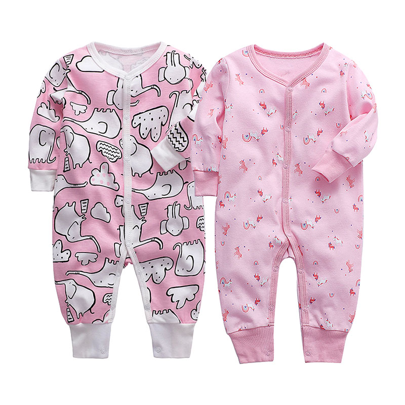 Newborn baby 2025 girl sleepsuits