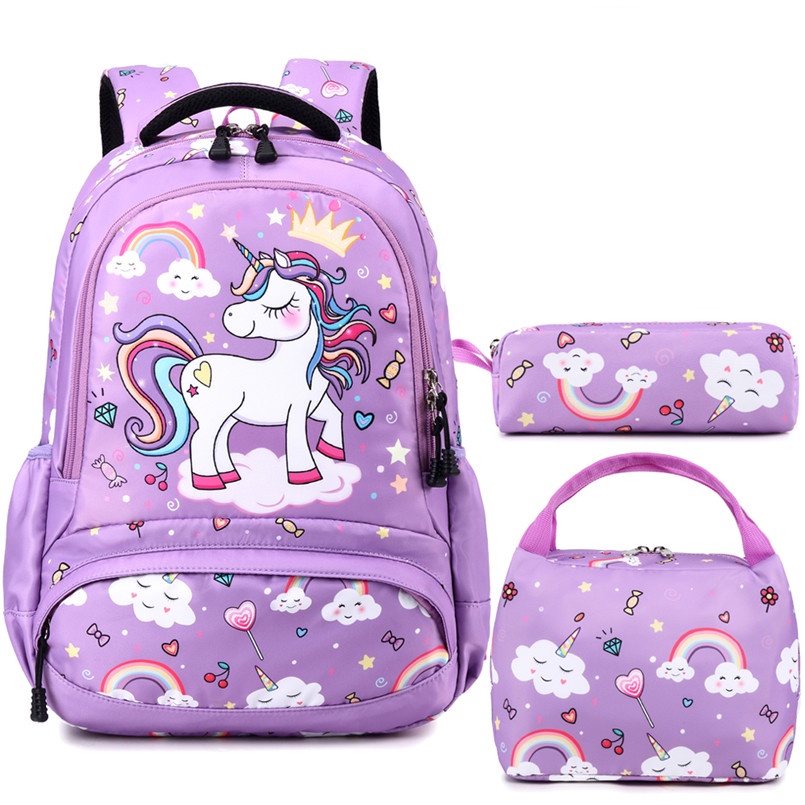 Unicorn school bag and hotsell lunch bag