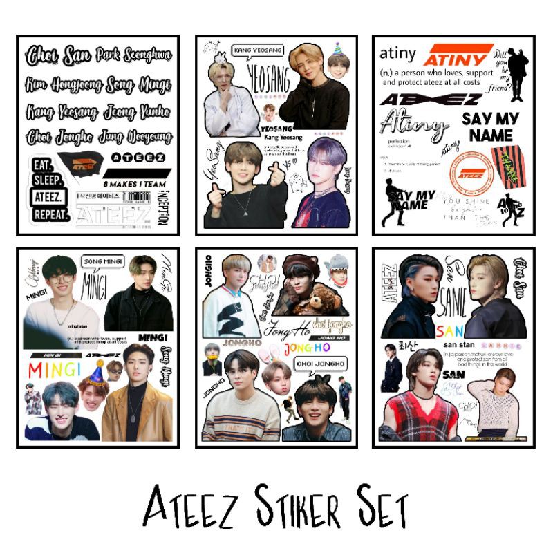 ATEEZ Sticker Set