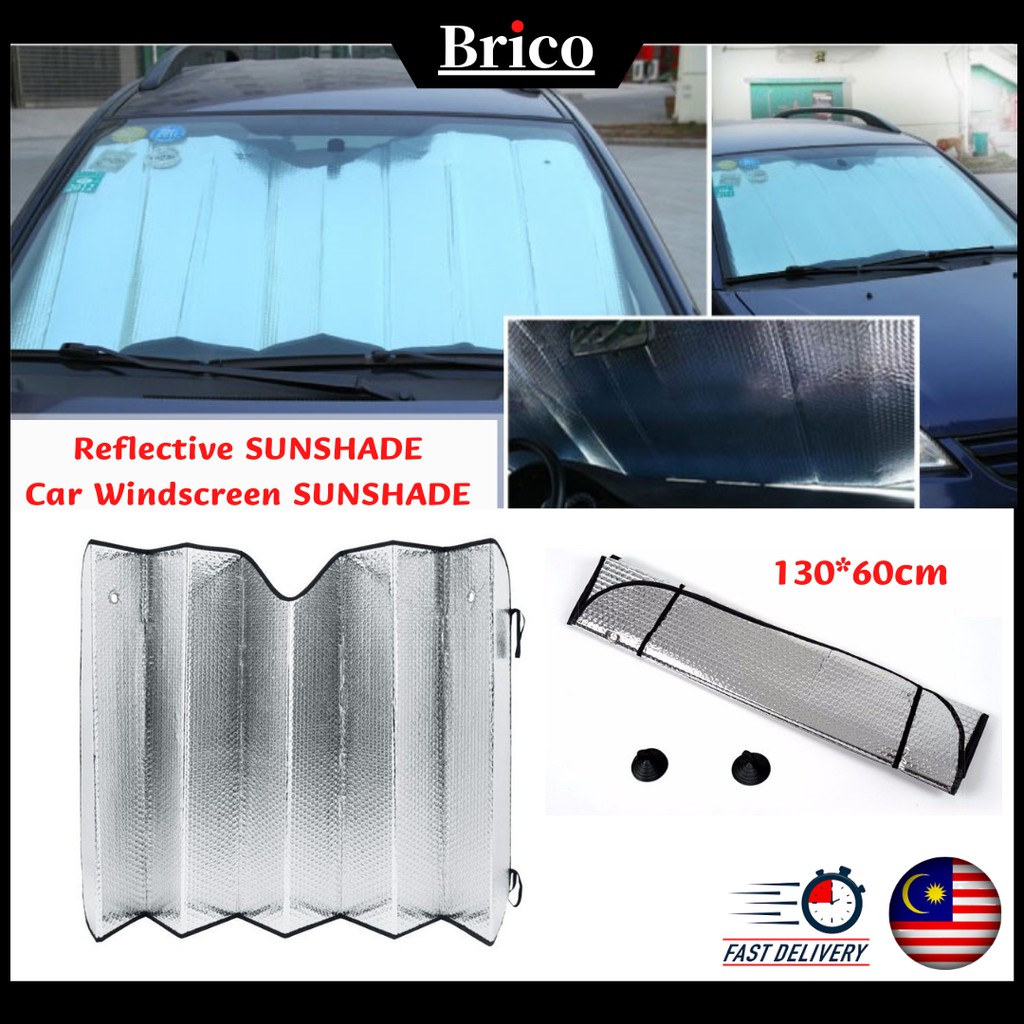 Reflective car deals windscreen sun shade