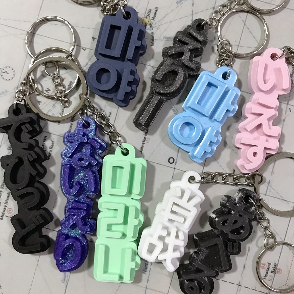 Anime Keychain, Japanese Design Keychain, High Quality