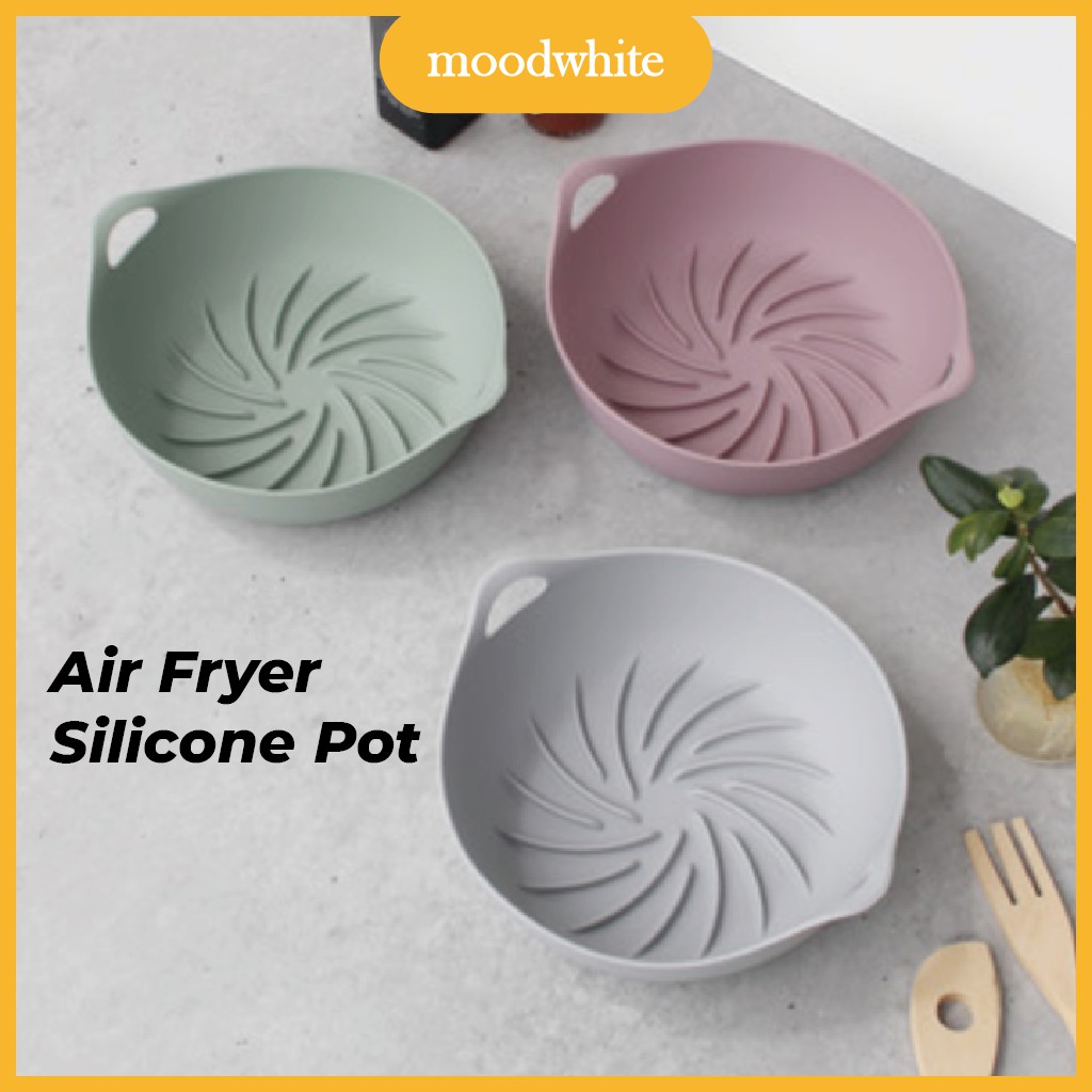 MADE IN KOREA] Air Fryer Silicone Pot (Reusable Air Fryer Liner) Air Fryer  Accessories Air Fryer Basket