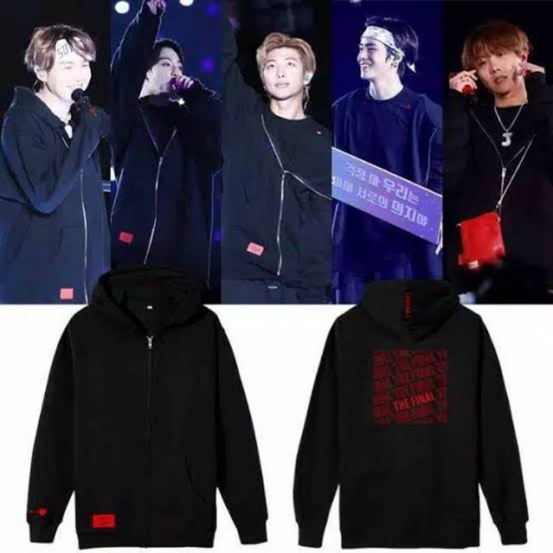 Bts wearing love sales yourself hoodie