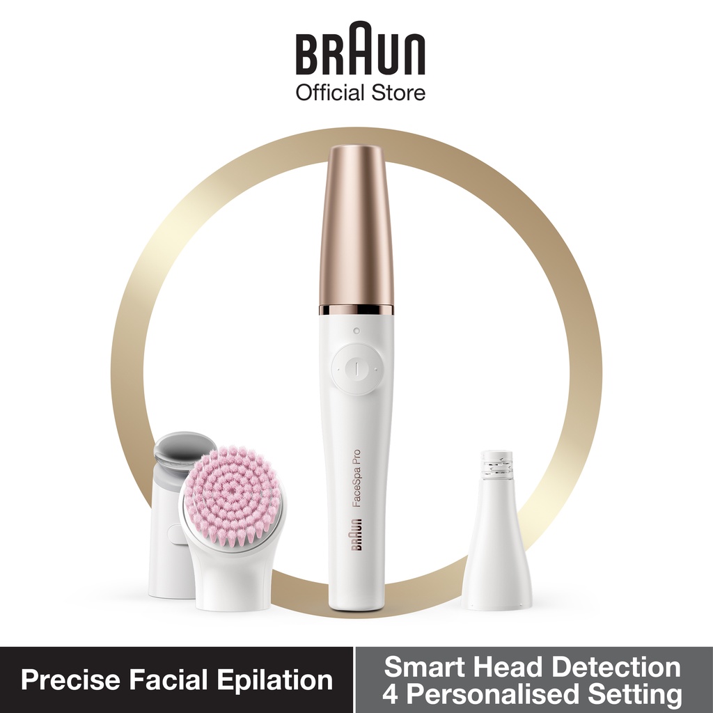 Braun FaceSpa Pro 911 Epilator, 3-in-1 Facial epilating 