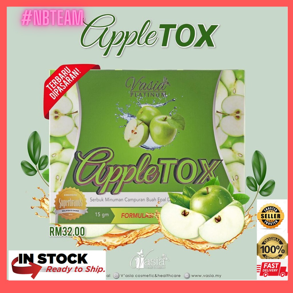 Original Hq Vasia Appletox Mnuman Fiber Oren Best Weight Loss