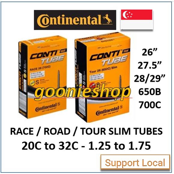 Continental inner best sale tubes 80mm valve