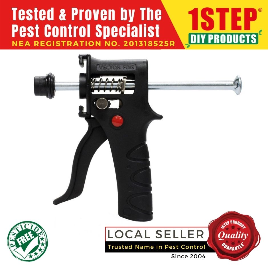 1STEP Gel Bait Gun - Metal - For Professional Application of Insect Gel Bait  (35/g Syringe)