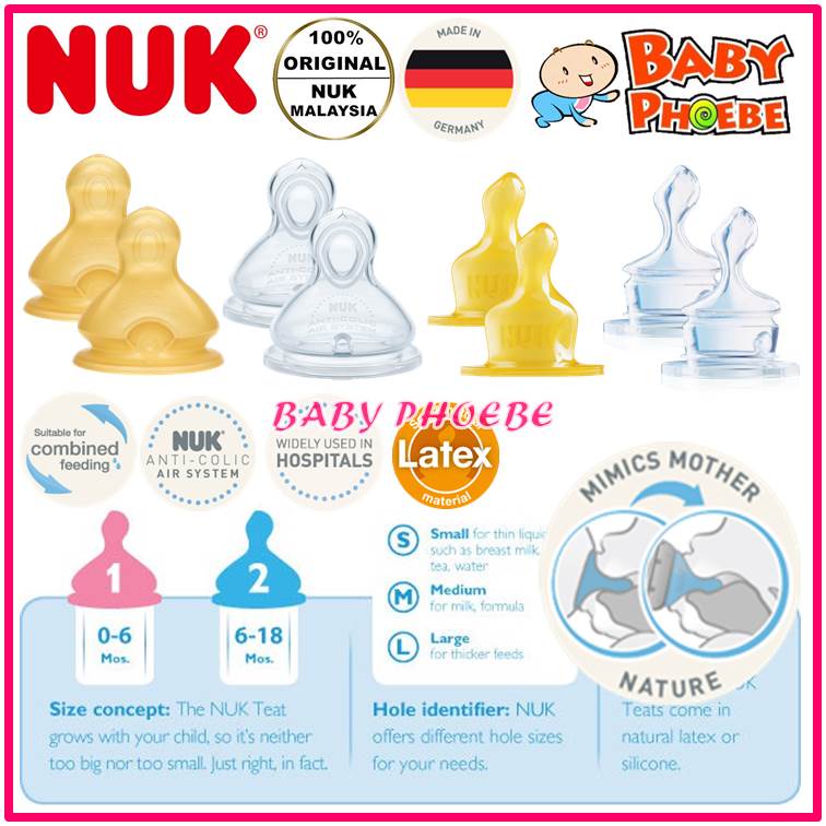 Nuk narrow 2024 neck teats