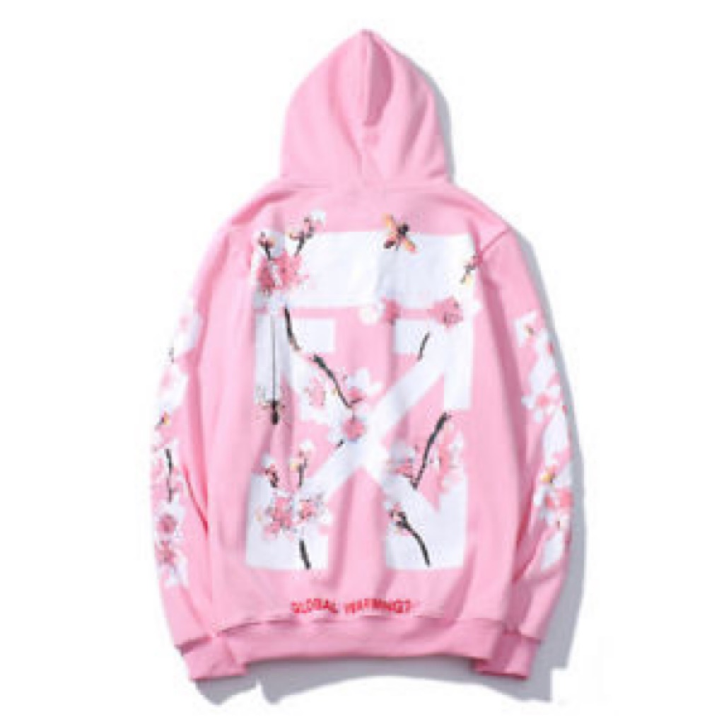 Off-White™ Pink Cherry Blossom Hoodie | Shopee Singapore