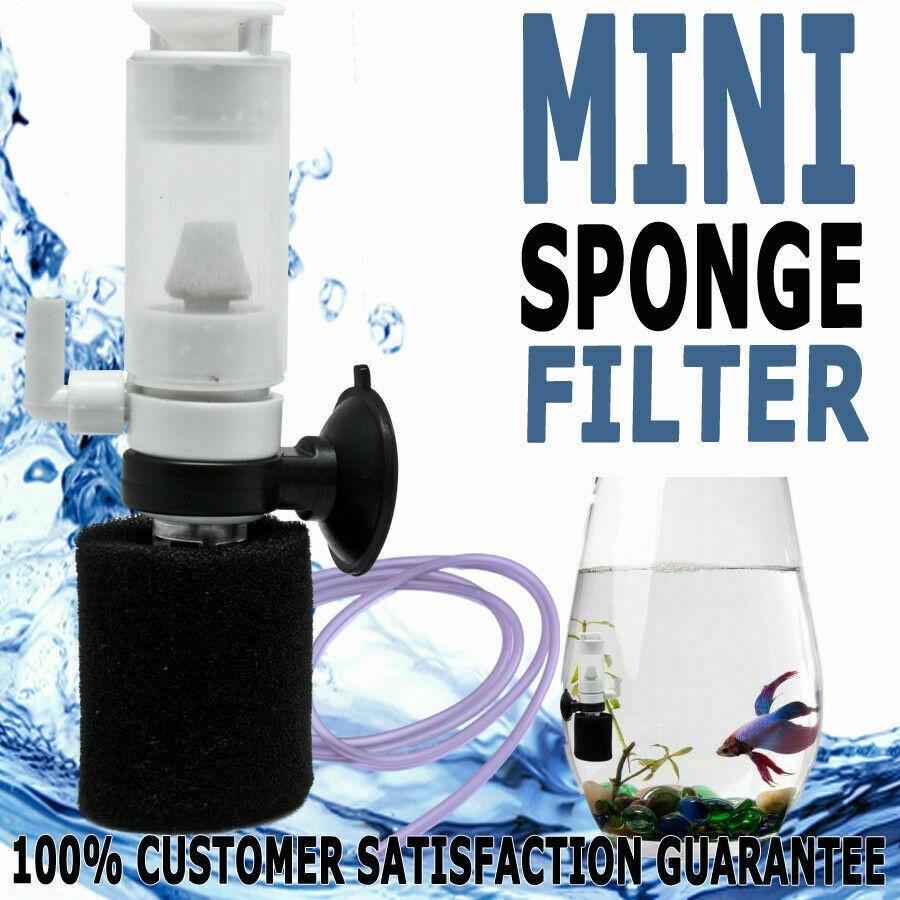 Small water filter for best sale fish bowl