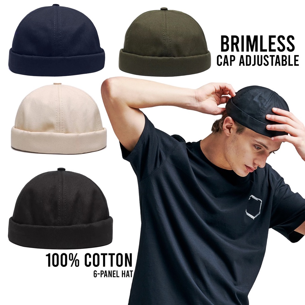 Brimless baseball hot sale cap