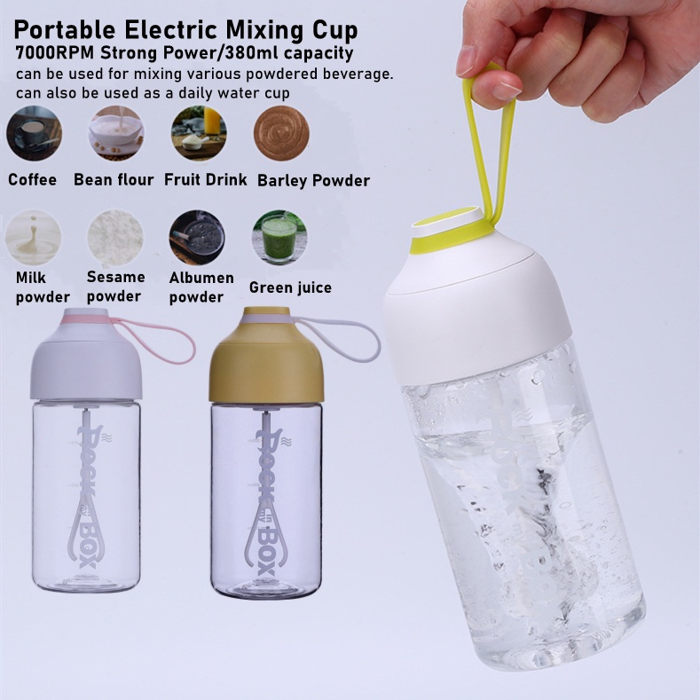 Buy Wholesale China 380ml Electric Protein Shaker Bottle Women