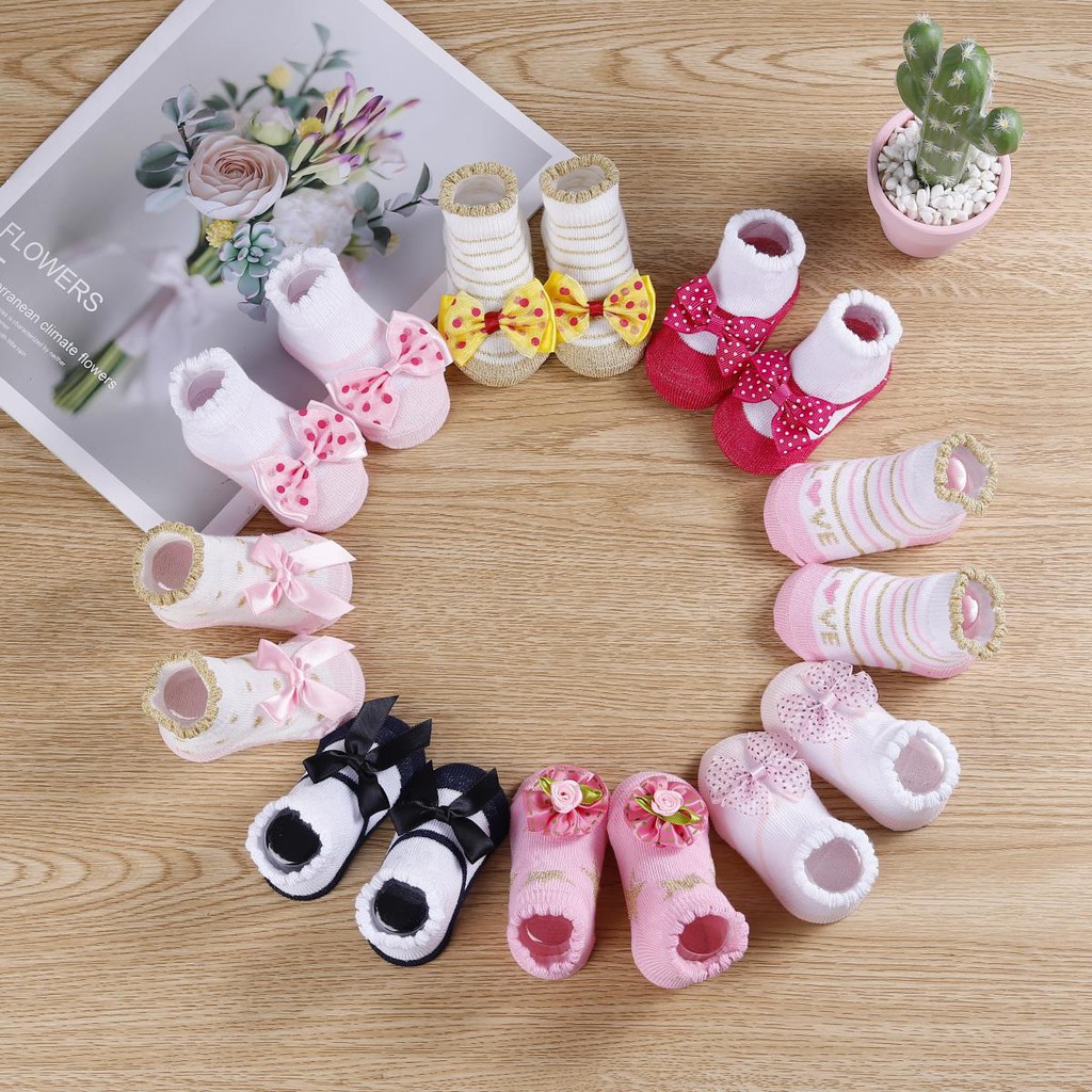 Baby girl sock clearance booties