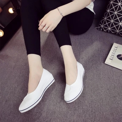 White canvas slip sales ons womens