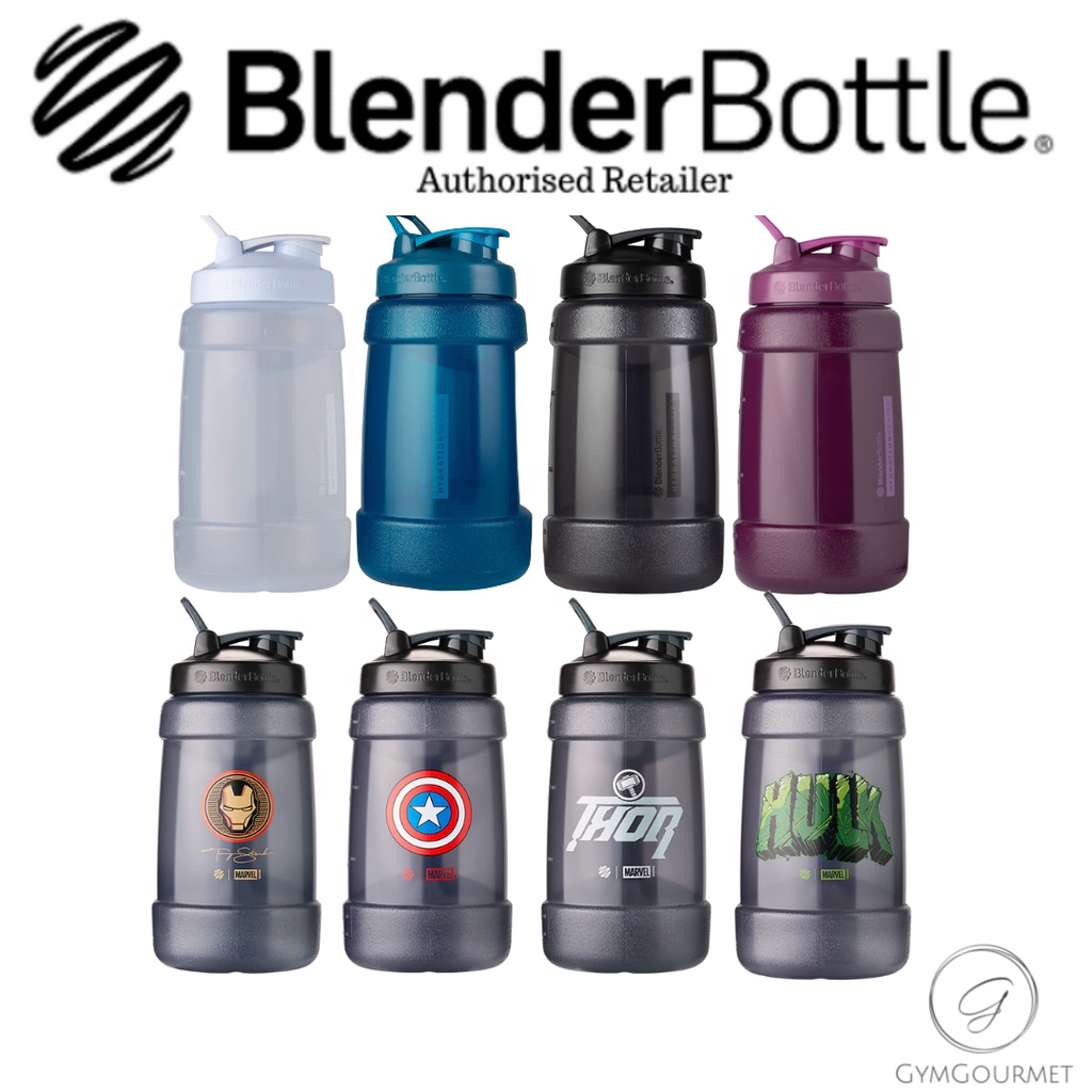 BlenderBottle Hydration Extra Large Koda Water Jug, 2.2-Liter, Multi-Pack 