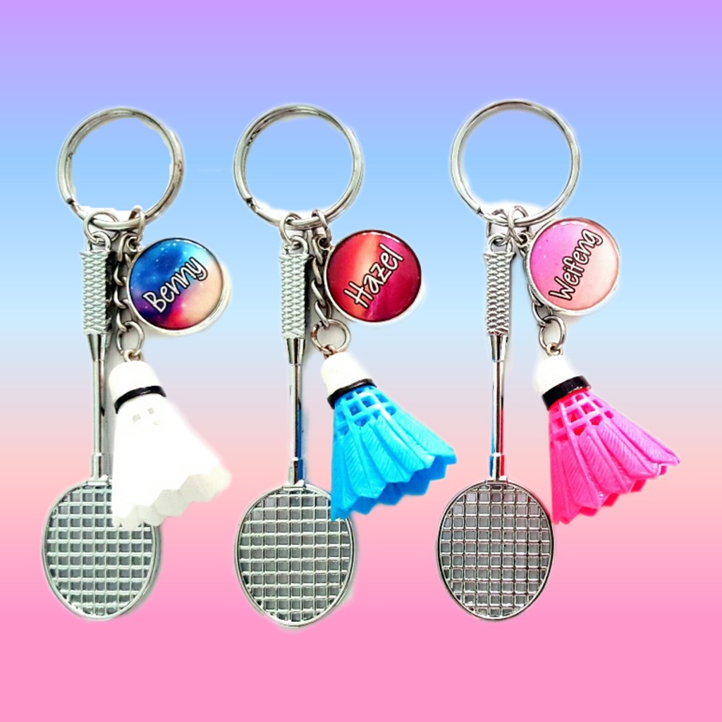 Badminton keyring clearance