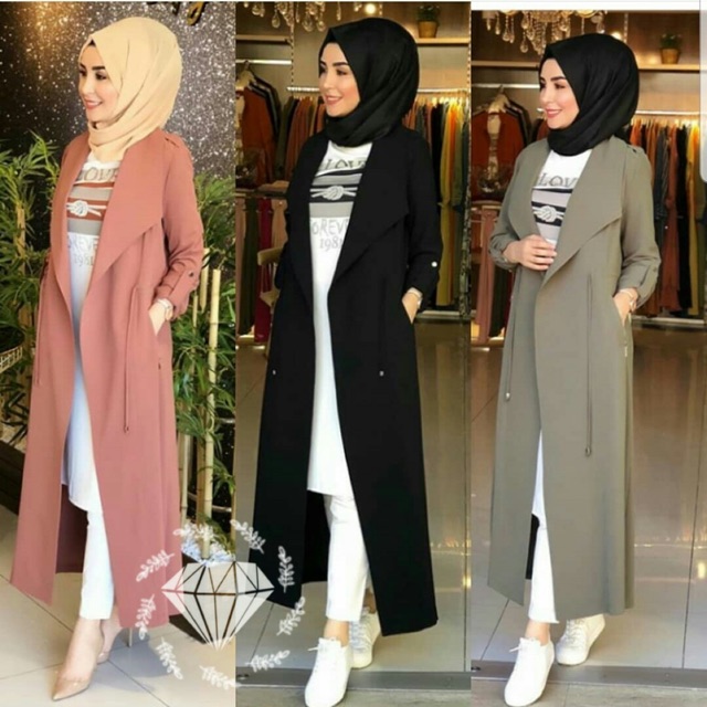 Long cardigan shopee sale