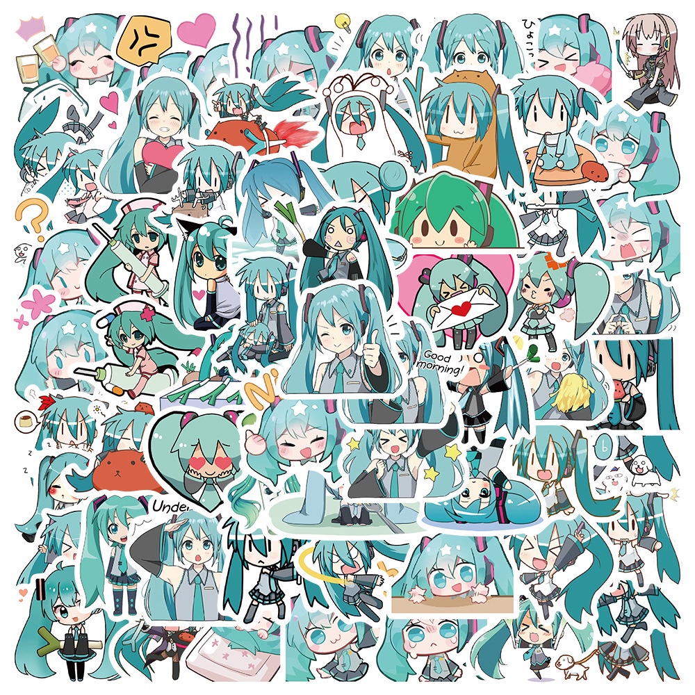 Hatsune Miku Stickers, Decoration Luggage