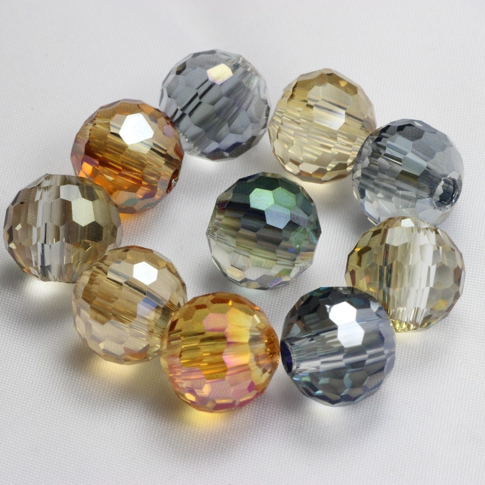 Glass hot sale crystal beads