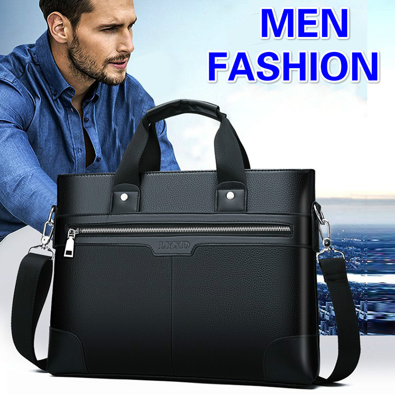 Genuine leather 2025 briefcase bag