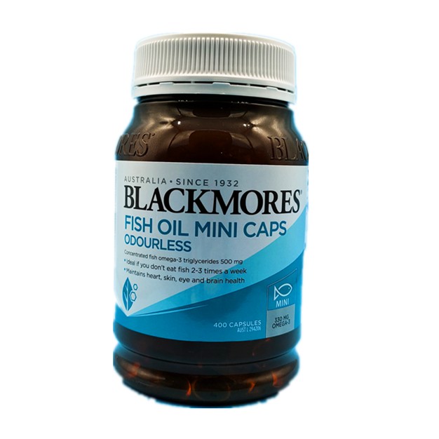 Blackmores odourless fish clearance oil 400 mini capsules