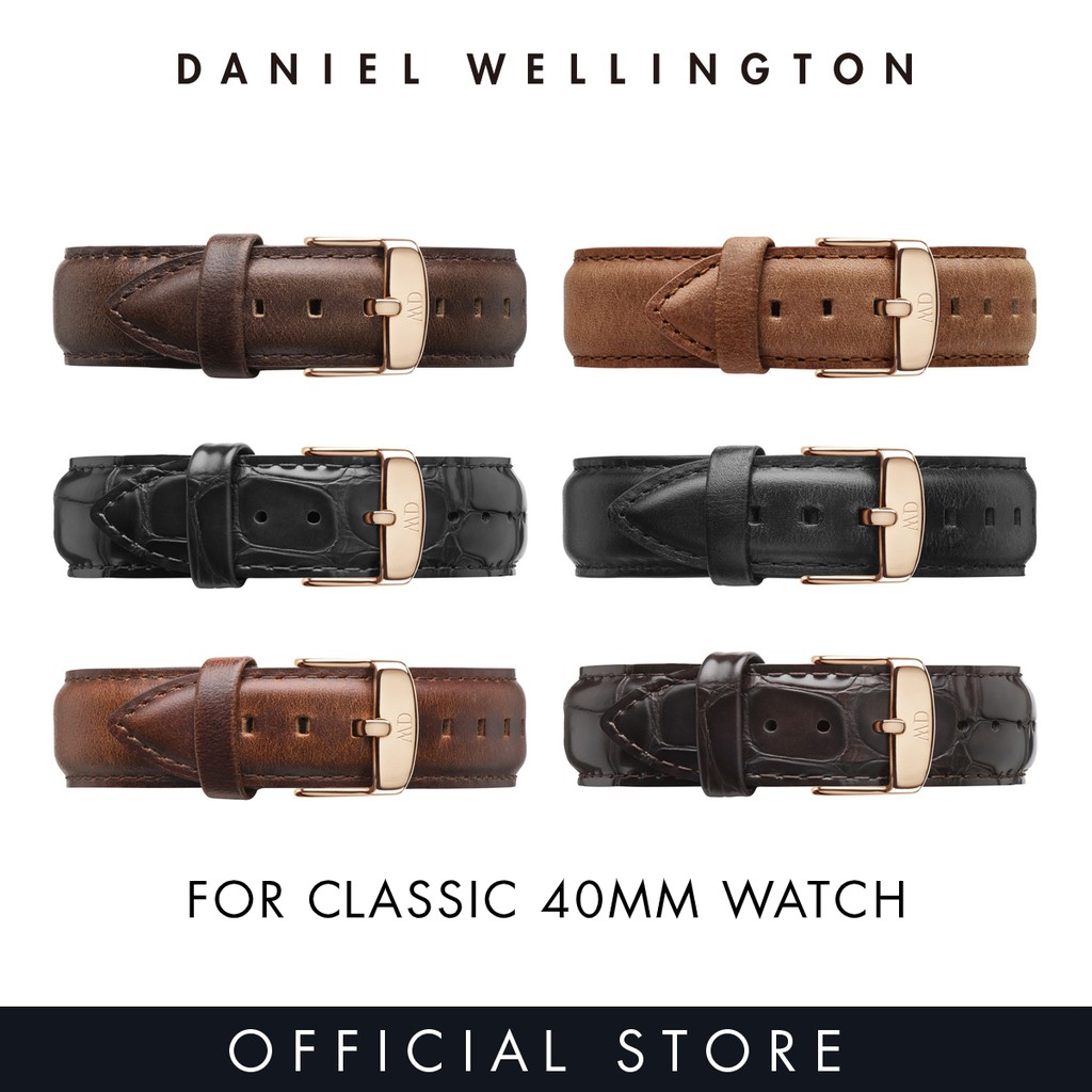 Daniel wellington leather outlet watch strap