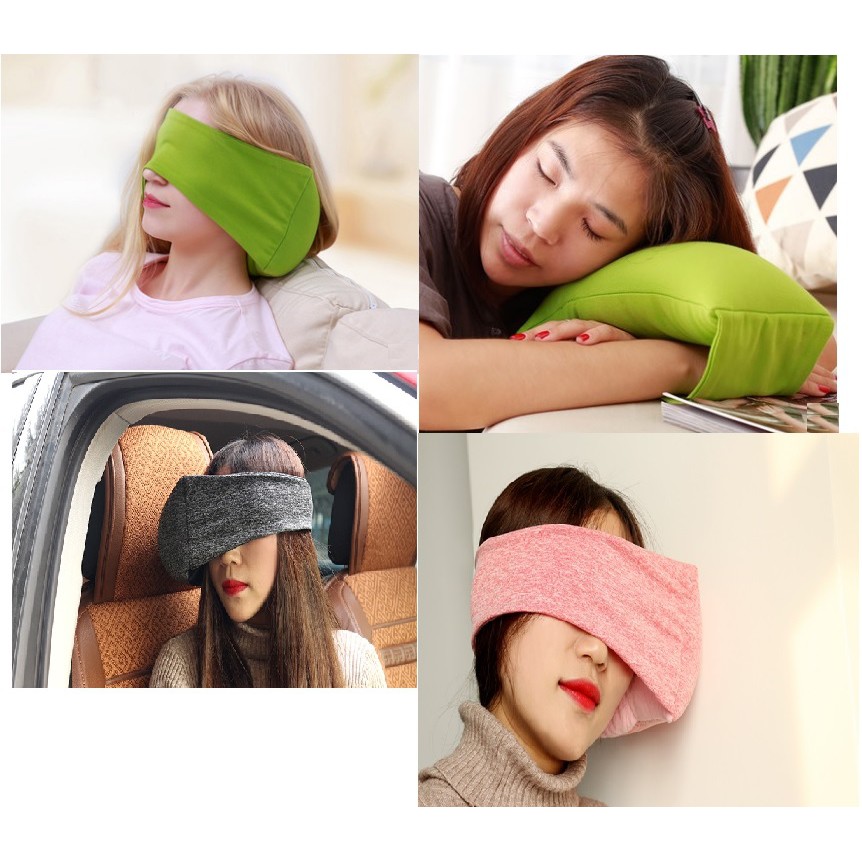 Neck pillow with top beads inside