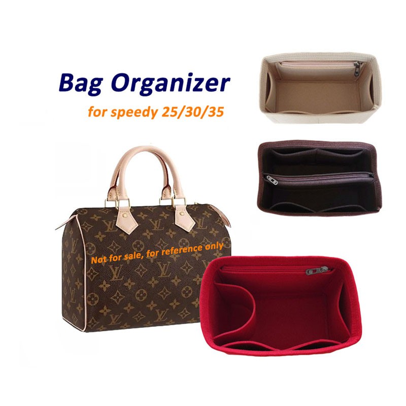 Felt·Bag in bag]Bag Organizer for Speedy 25/30/35, Purse Organizer