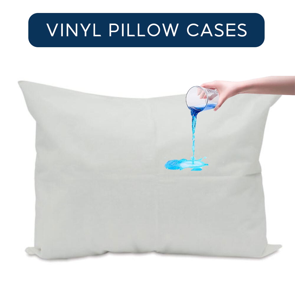 Vinyl pillow hot sale case covers