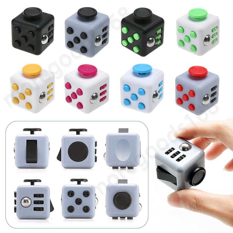 3D Fidget Cube Hand Focus Stress Reliever Anxiety Relief Adults Kids Toy  Gift