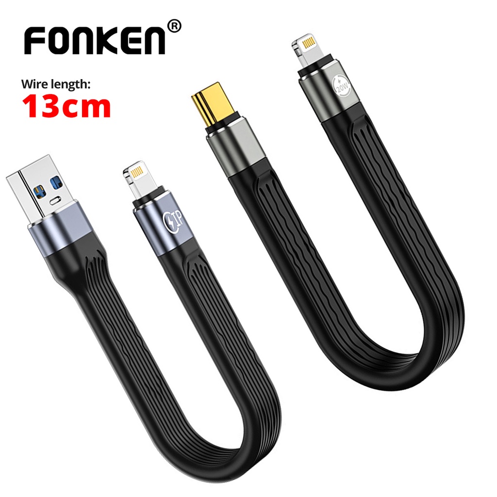 65W/100W USB-C to USB-C cables  USB Power Delivery (USB-PD) Length / Color  White Rubber - 30 cm (3A/20V/65W USB-PD)