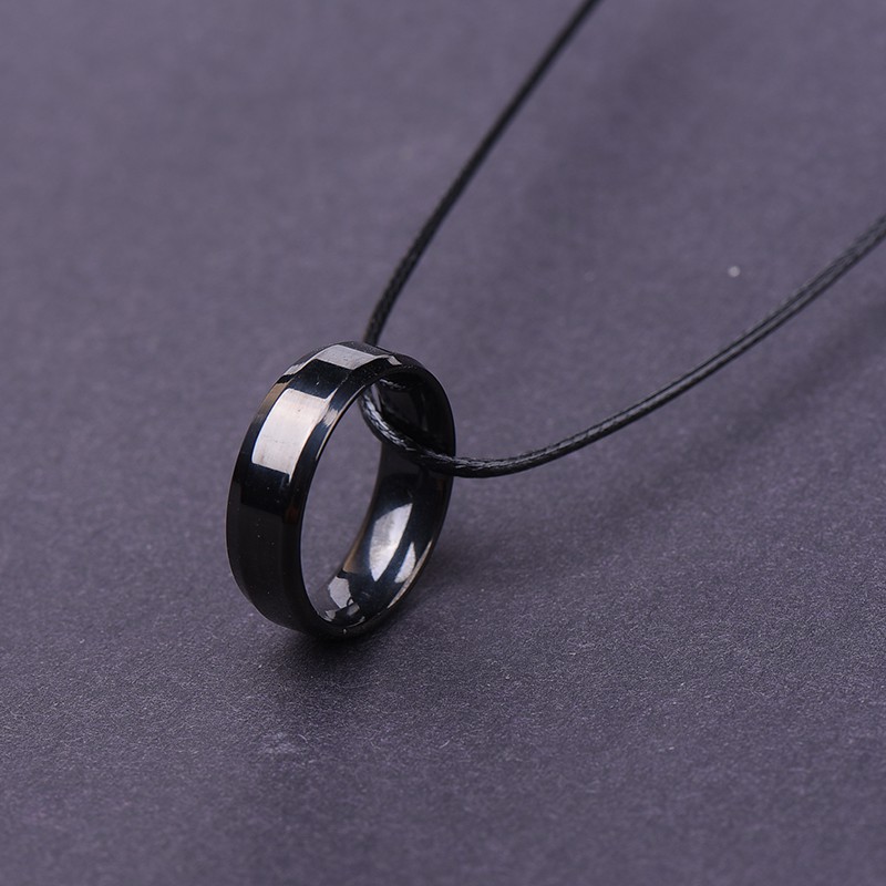 Ring on sale necklace mens