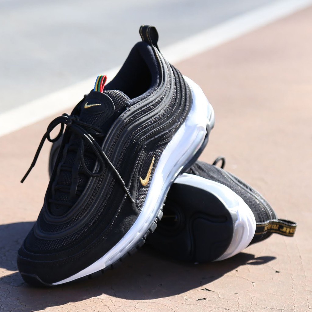 Air max 97 outlet qs black red gold