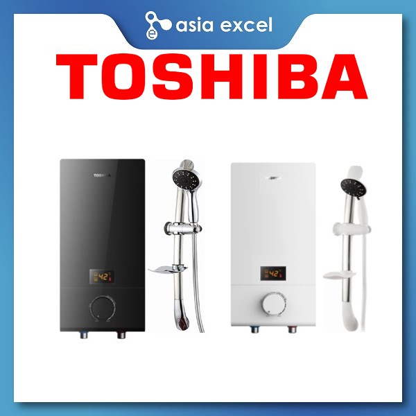 TOSHIBA DSK33ES5SB/DSK33ES5SW BLACK/WHITE INSTANT WATER HEATER WITH  HANDSHOWER SET | Shopee Singapore