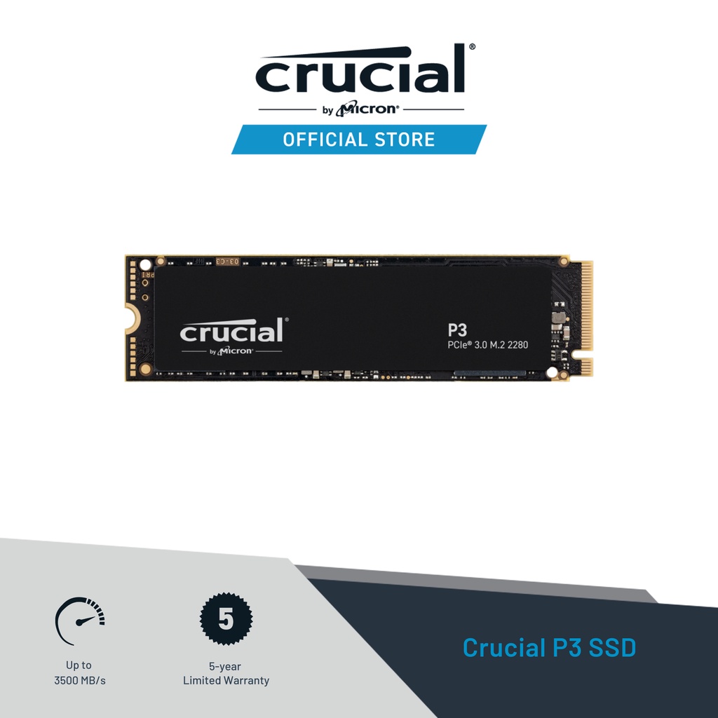 Crucial P3 NVMe SSD 