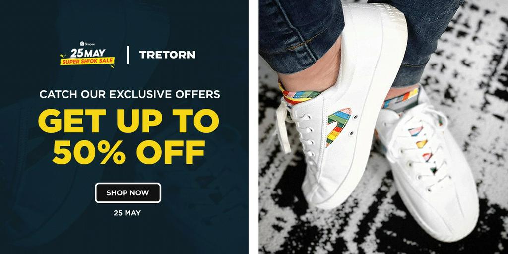 Tretorn Singapore Official Store, Online Shop May 2024 | Shopee Singapore