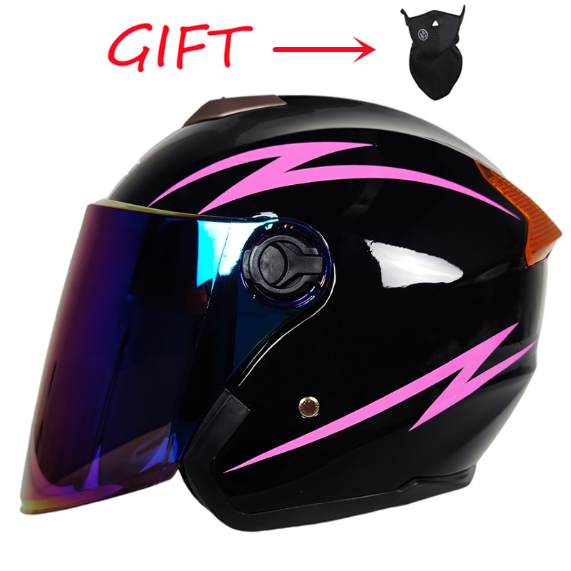 Womens open store face motorcycle helmets