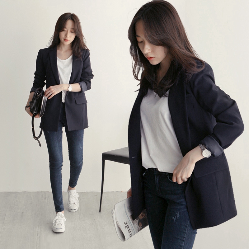 Korean style best sale casual women's coat