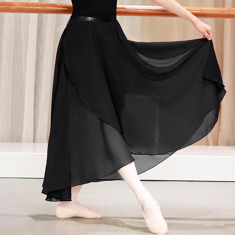 Chiffon hotsell skirt black