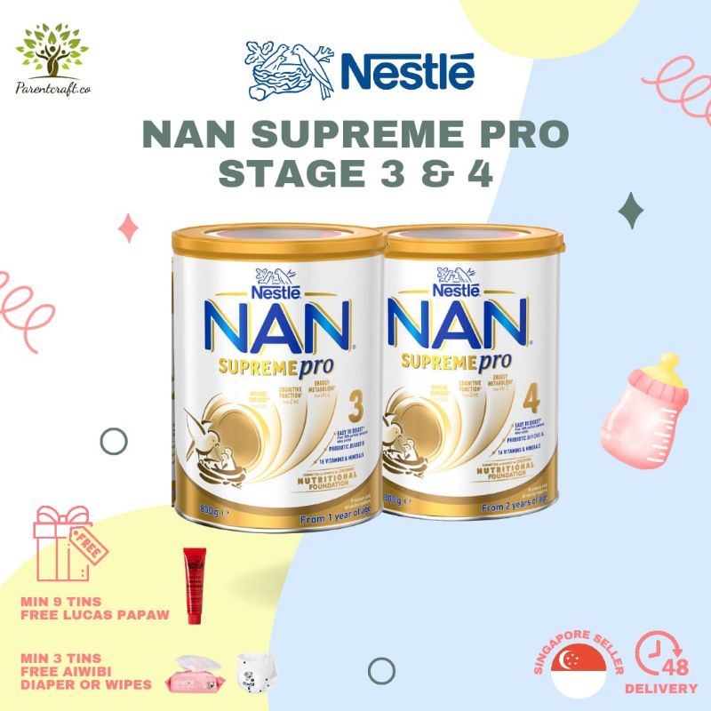 Buy Nestle Nan Supreme Pro Stage 2 Follow-Up Formula 800g – Wellness Shoppee