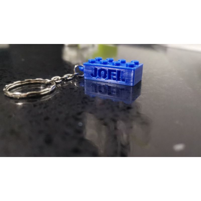 Lego sale name keyring