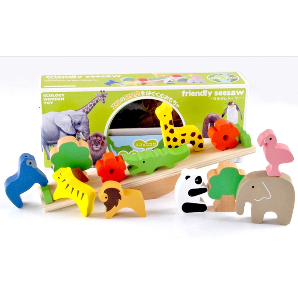 wooden animals for toddlers