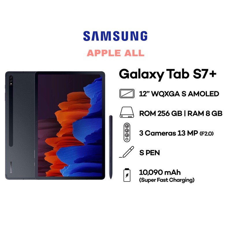 Galaxy Tab S7+ 5G for Business (SM-T976BZKEXSP) | Samsung Business Singapore